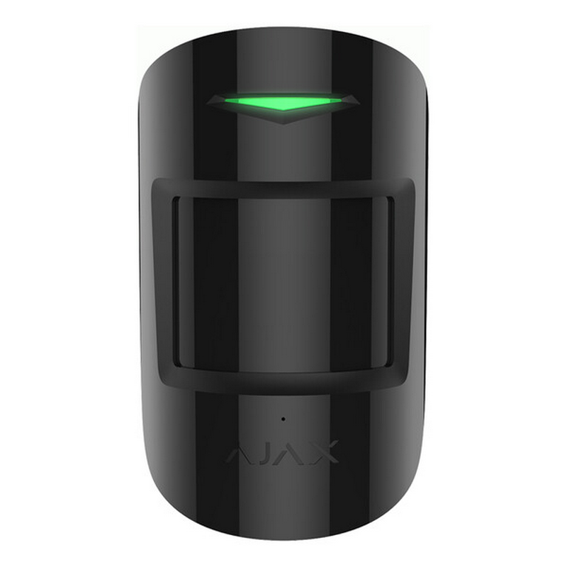 Bežični detektor pokreta i loma stakla Ajax CombiProtect Jeweller crni