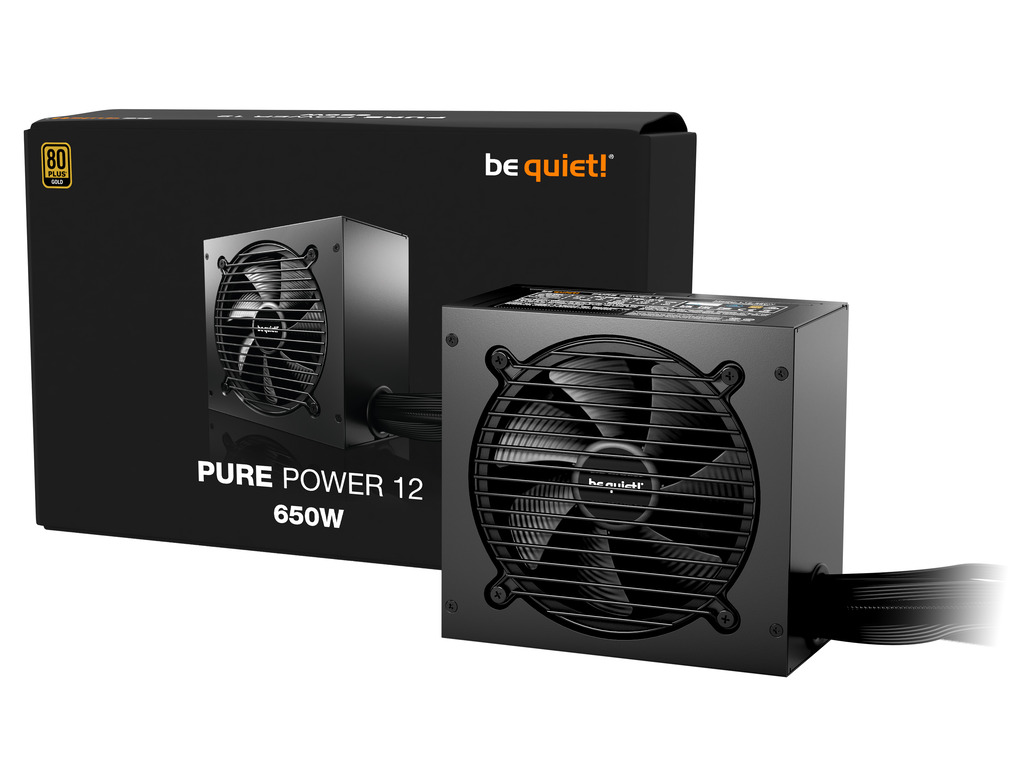 be quiet! Pure Power 12 650w 80 PLUS Gold, ATX 3.1, PCIe 5.1, non-modular