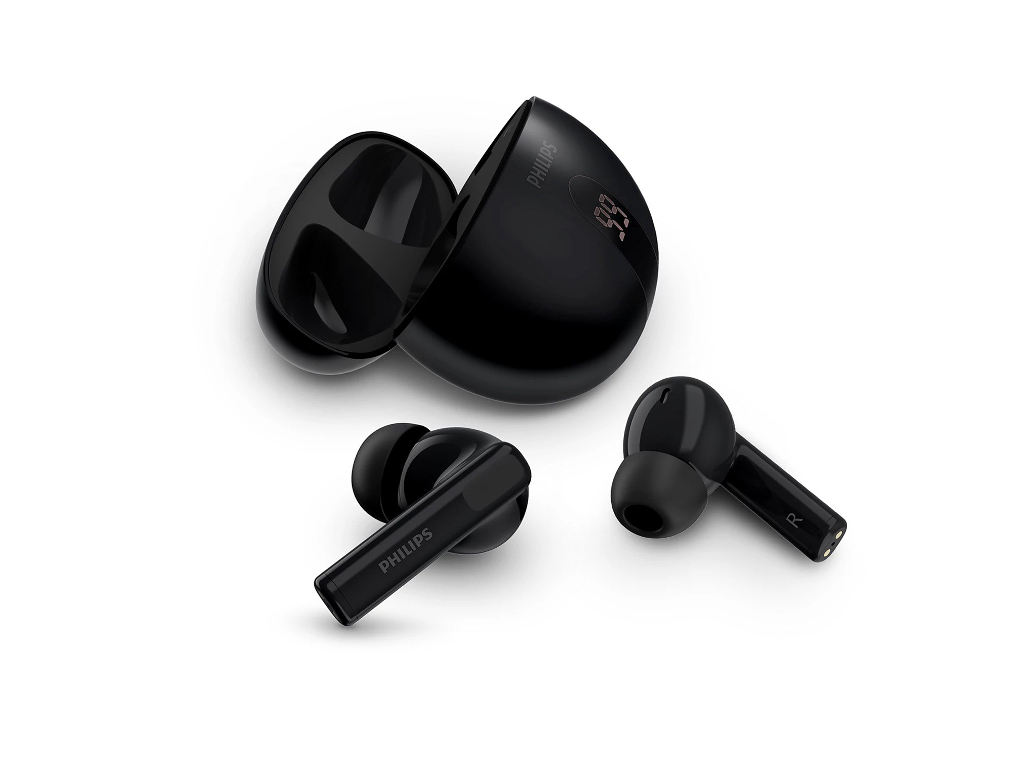 BF Philips TAT2520BK/00 bežičnBlokiranje buke; 2 AI mikrofonDo 20 sati reprodukcije; zastita IPX4