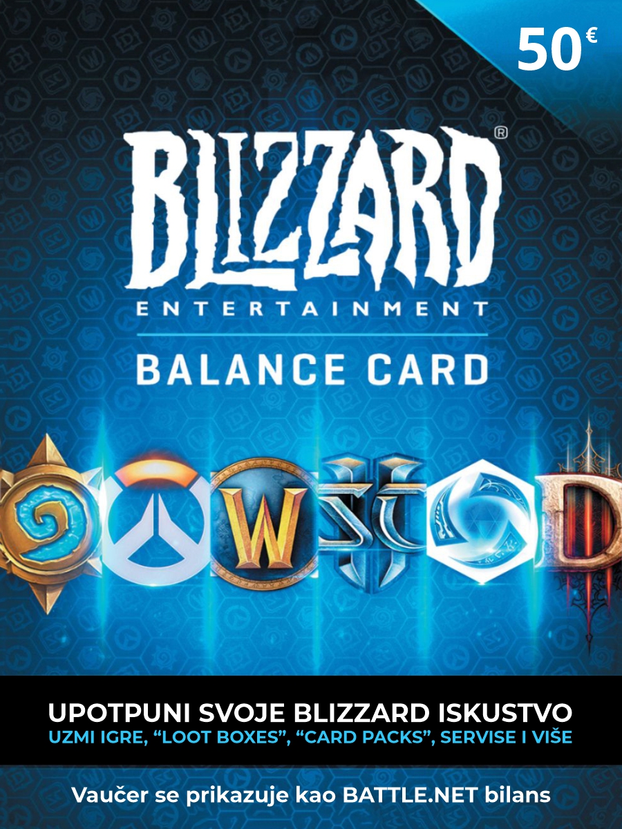 Blizzard gift card 50€ EU