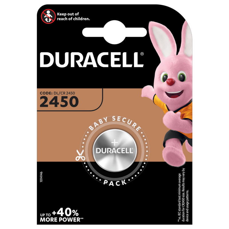 Baterija Duracell CR2450 Lithium