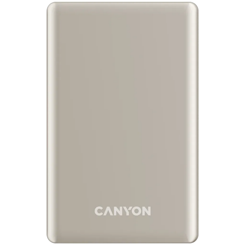 Prijenosni punjač Canyon 5000mAh PD20W Power Bank OnPower 505 Beige