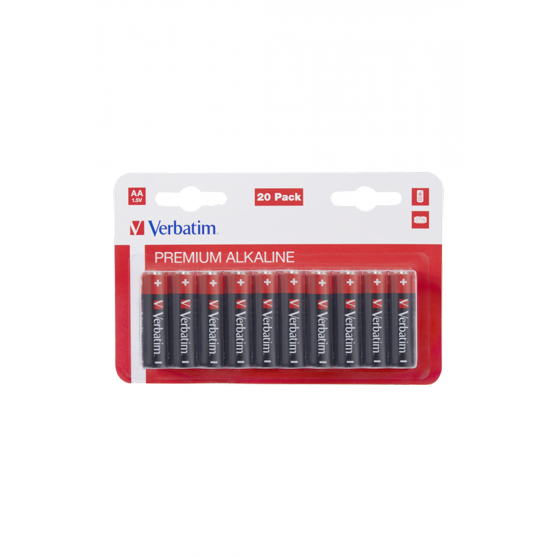  Baterije Verbatim AA 1.5V (20-blister)