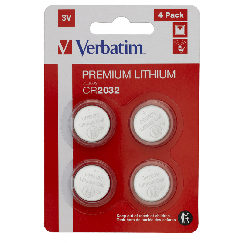 Baterije Verbatim CR2032 3V (4-blister)