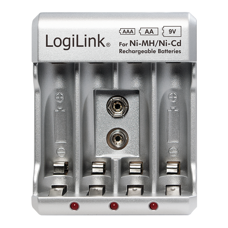 Punjač za baterije LogiLink AAA AA 9V