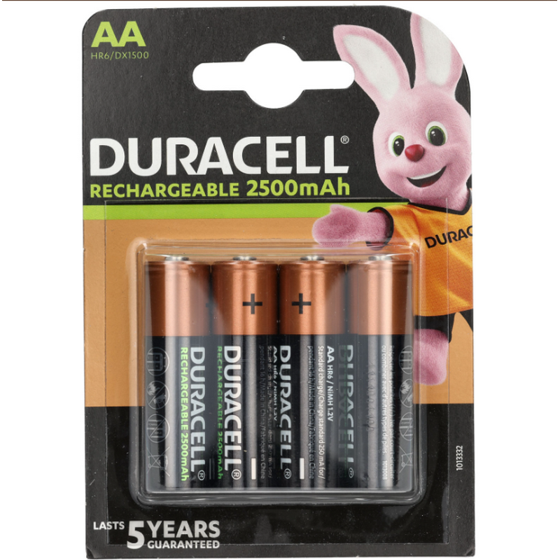  Baterije punjive Duracell AA 2500 mAh