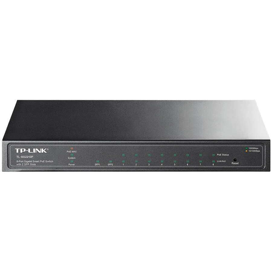 TP-Link SG2210P Omada 10-Port Gigabit Smart Switch with 8 Gigabit P...