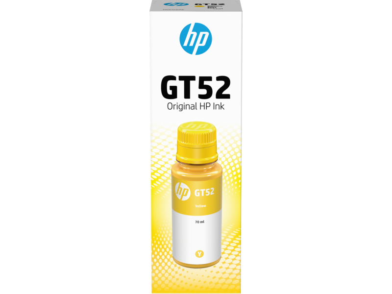 HP GT52 Yellow Ink Bottle