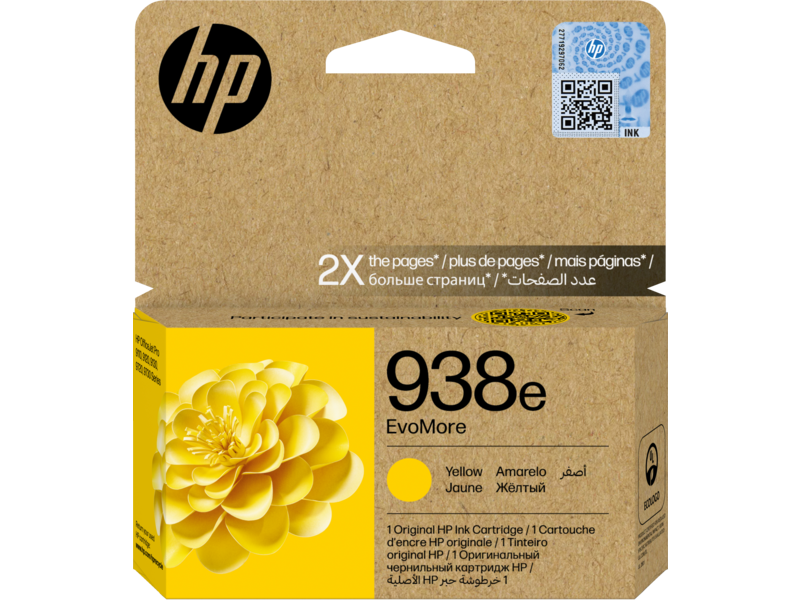 HP Tinta 4S6Y1PE Yellow 938e