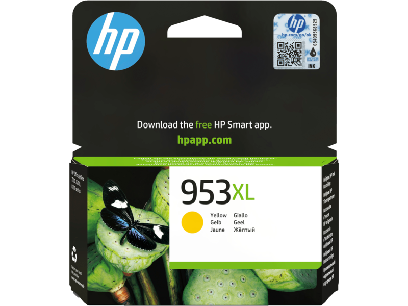 HP Tinta F6U18AE Yellow 953XL