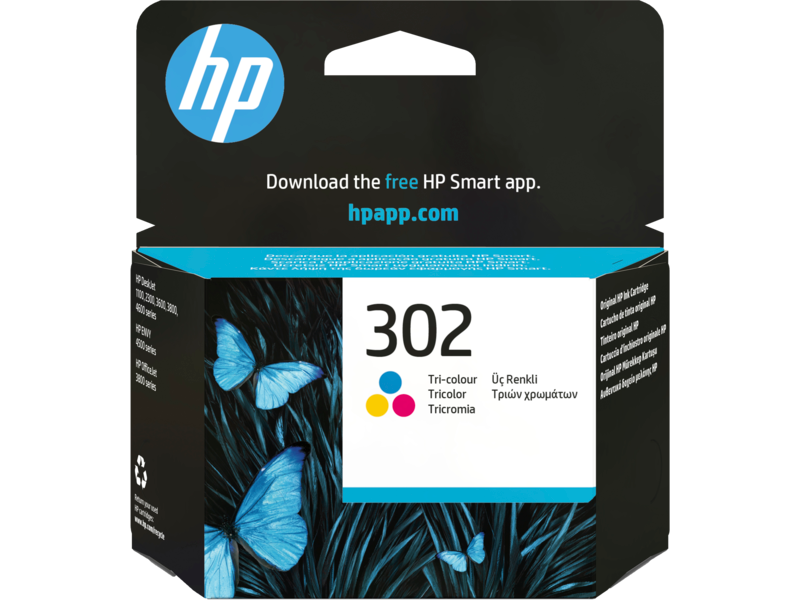 HP Tinta F6U65AE Color 302