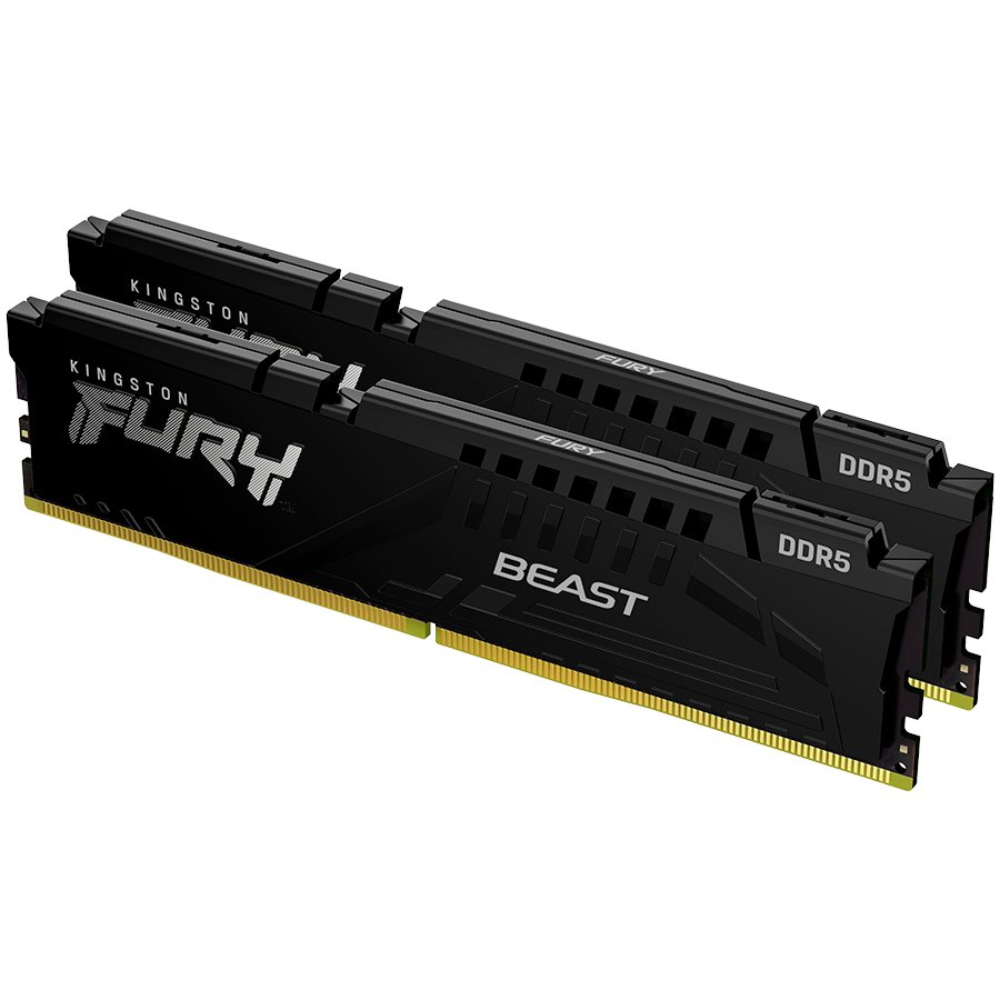 Kingston DRAM 32GB 5600MT/s DDR5 CL36 DIMM (Kit of 2) FURY Beast Bl...