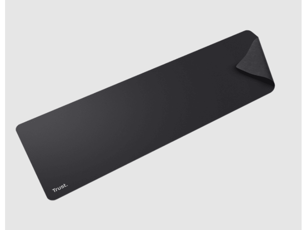 Trust podloga za miš, XXL, ekstra velika podloga za tastaturu i miš, crna boja