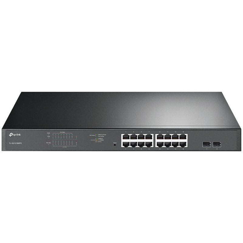 TP-Link TL-SG1218MPE 16-Port Gigabit PoE+ Easy Smart Switch,16 Giga...