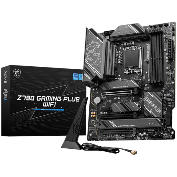MSI Z790 GAMING PLUS WIFI Motherboard ATX - Supports Intel Core 12/...