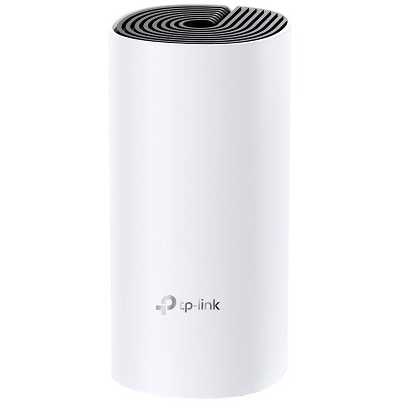 TP-Link Deco M4 (1-pack) AC1200 Whole-Home Mesh Wi-Fi System-Qualcomm CPU-867Mbps at 5GHz+300Mbps at 2.4GHz-2 Gigabit Ports- ...