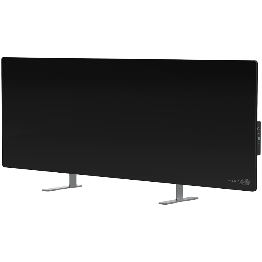 AENO Premium Eco Smart Heater- 700W- Tempered glass- Infrared+convection heating type- Led display Plug type: Europe (E/F typ...