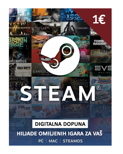 Steam gift card 1€ - Global