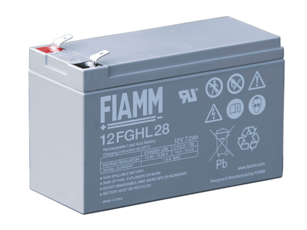 FIAMM baterija 7.2 Ah 12VBATT 12FGHL28 - 12V 7.2Ah