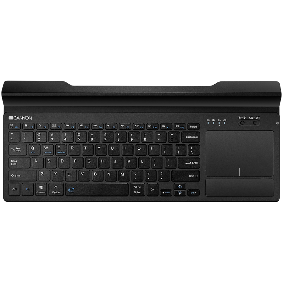 CANYON keyboard HBTK7 EN Touch Wireless  Black