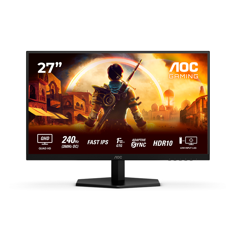 AOC Monitor Gaming Q27G42ZE 27" Fast IPS, 16:9, 2560x1440, 240Hz (2...