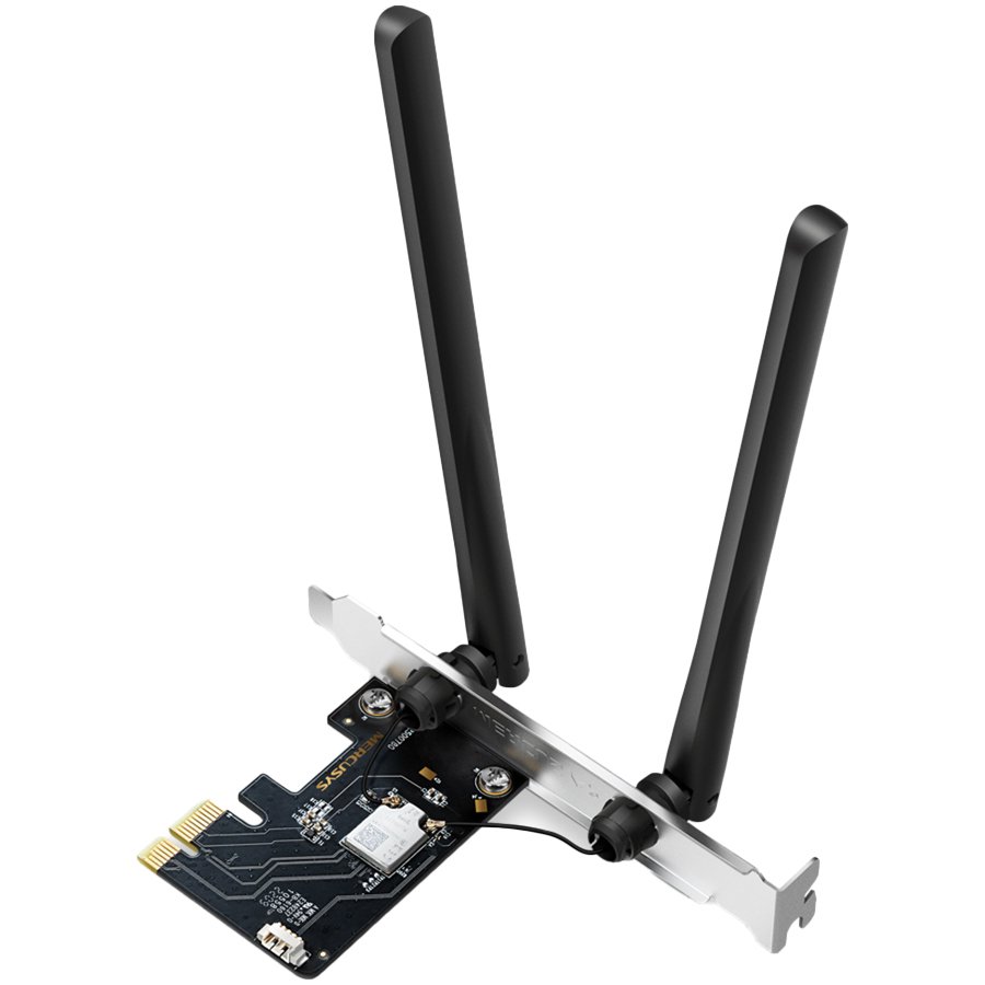 Mercusys MA86XE AXE5400 Tri-Band Wi-Fi 6E Bluetooth PCI Express Ada...