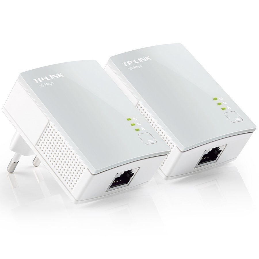 AV600 Powerline Starter Kit, Qualcomm, 1 Fast Port,600Mbps Powerlin...