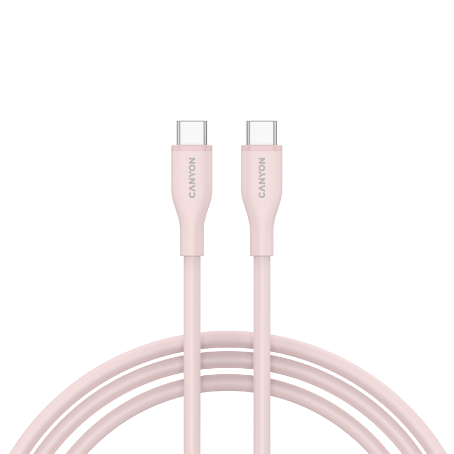 CANYON cable CC60SC10 C-C 60W 1m Silicon Pink Sand