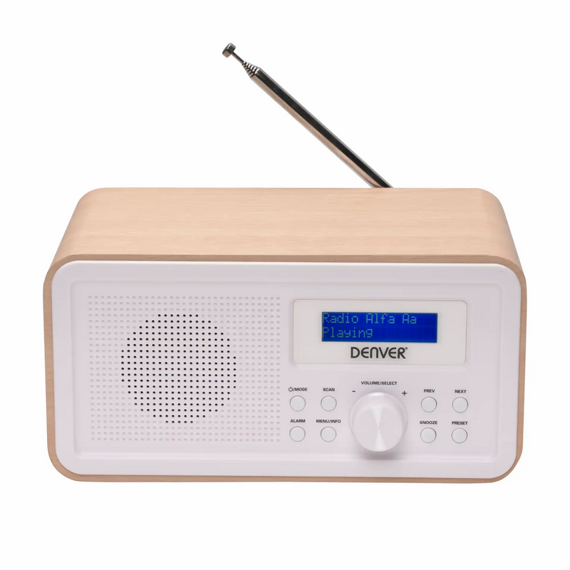  Radio Denver DAB+/DAB FM DAB-30 Svijetlo drvo