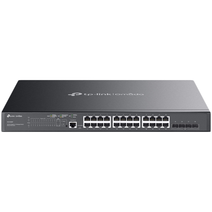 TP-Link SG3428MP Omada 28-Port Gigabit L2+ Managed Switch with 24× ...