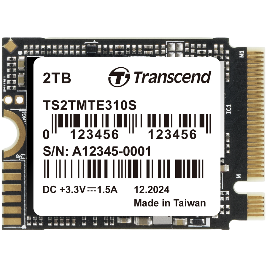 Transcend 2TB M.2 2230 PCIe Gen4x4 SSD, SLC Cache, Up to 5,000MB/s,...
