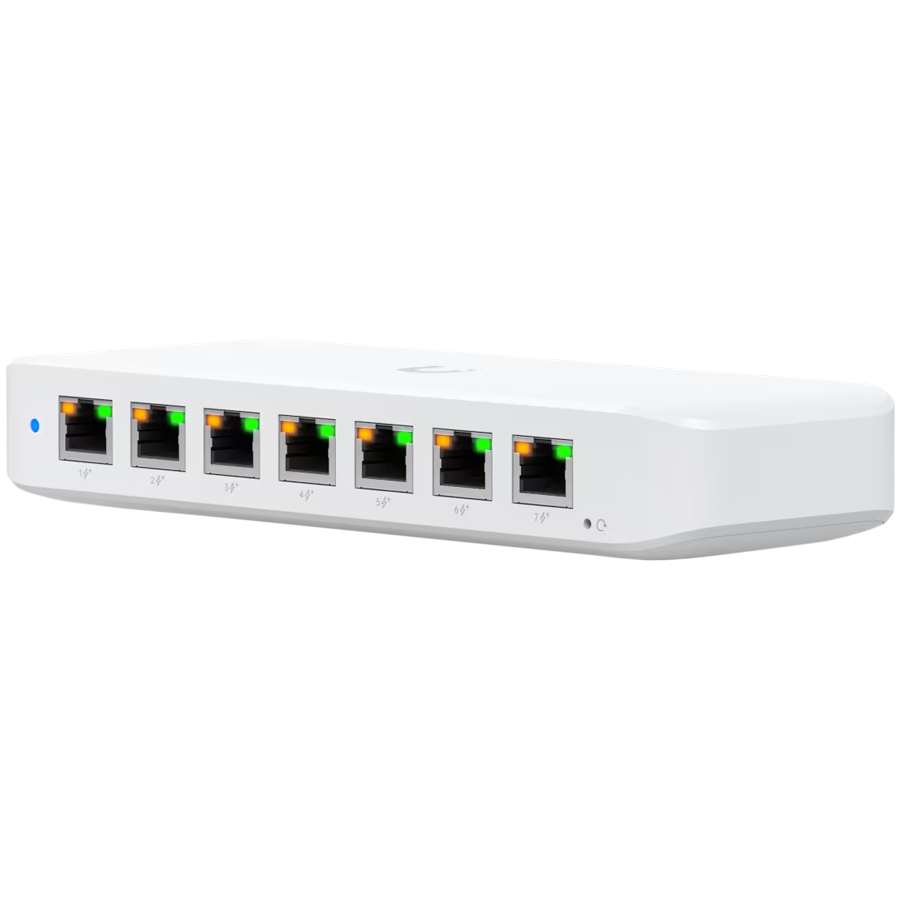 Ubiquiti USW-Ultra Layer 2, 8-port GbE PoE switch with versatile mo...