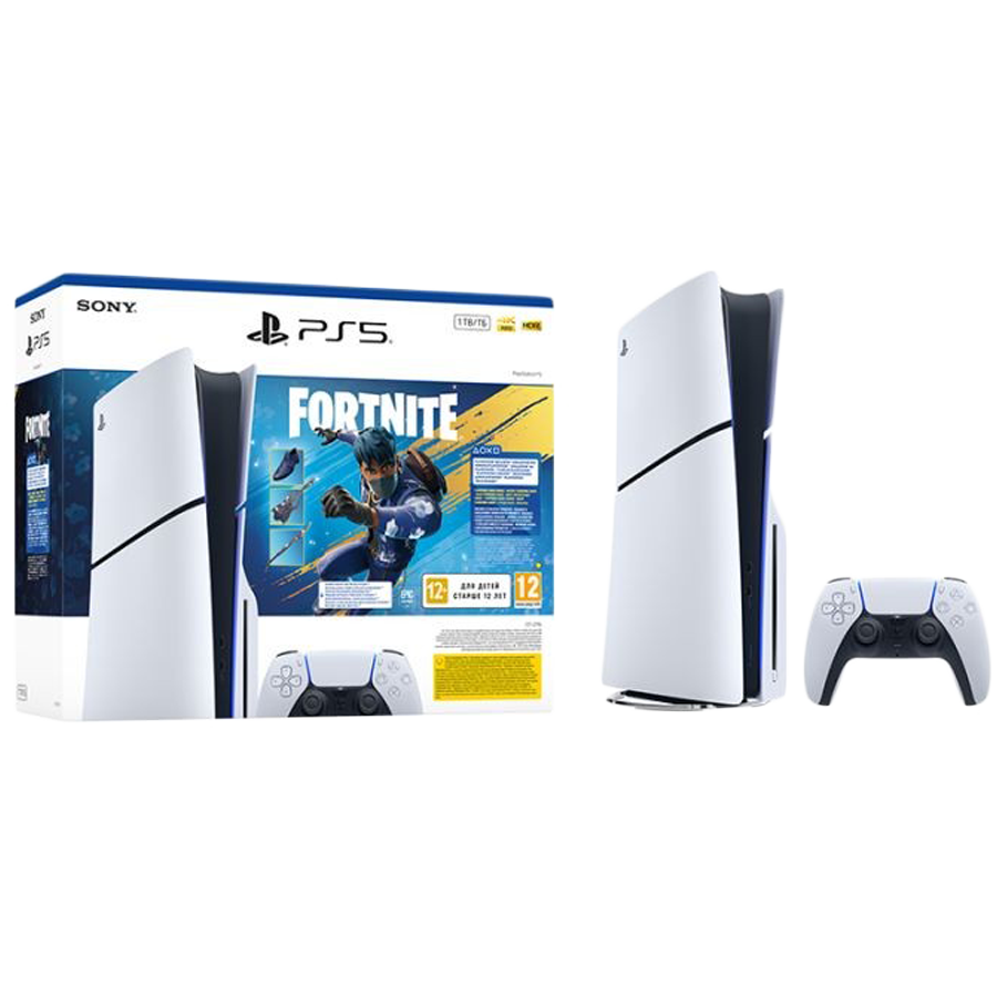 PlayStation 5 Slim E chassis + Fortnite Flowering Chaos VCH