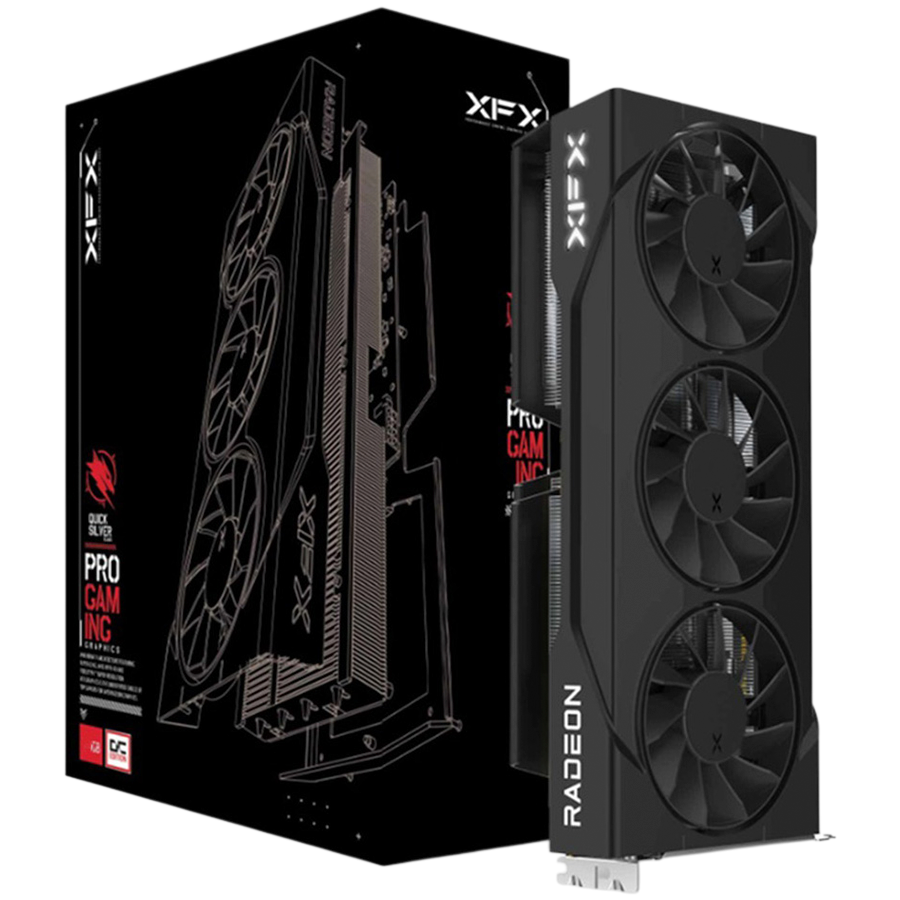 XFX Swift AMD Radeon RX 9060 XT OC Triple Fan 16GB GDDR6 128-bit HD...
