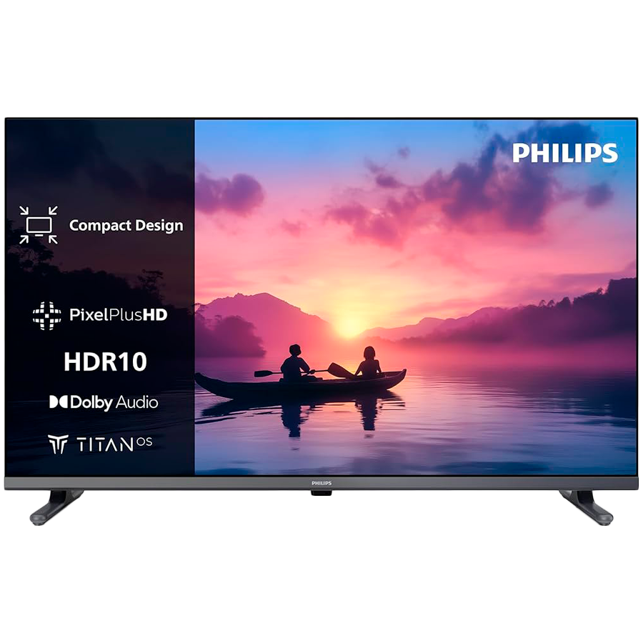 PHILIPS TV LED 32", HD, Smart TV, HDR10, DVB-T/T2/T2-HD/C/S/S2) Dia...