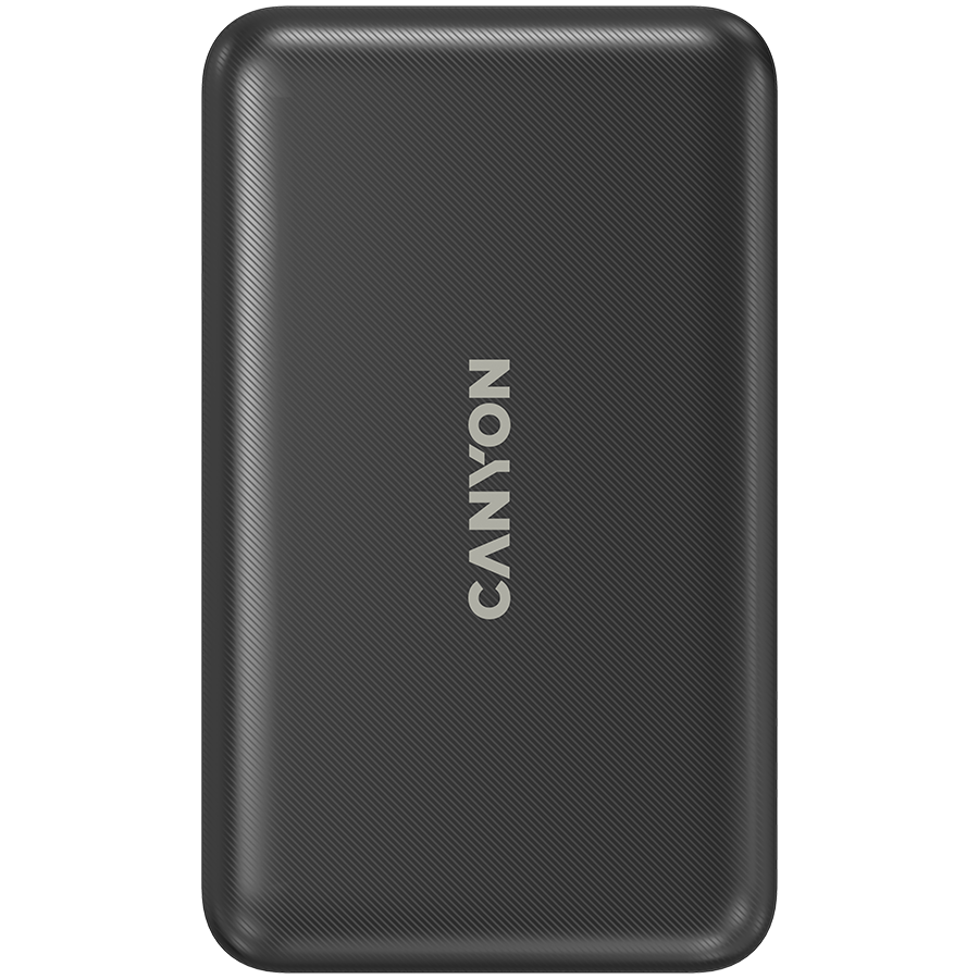CANYON power bank PB-1001 10000 mAh PD 18W QC 3.0 Wireless 10W Blac...