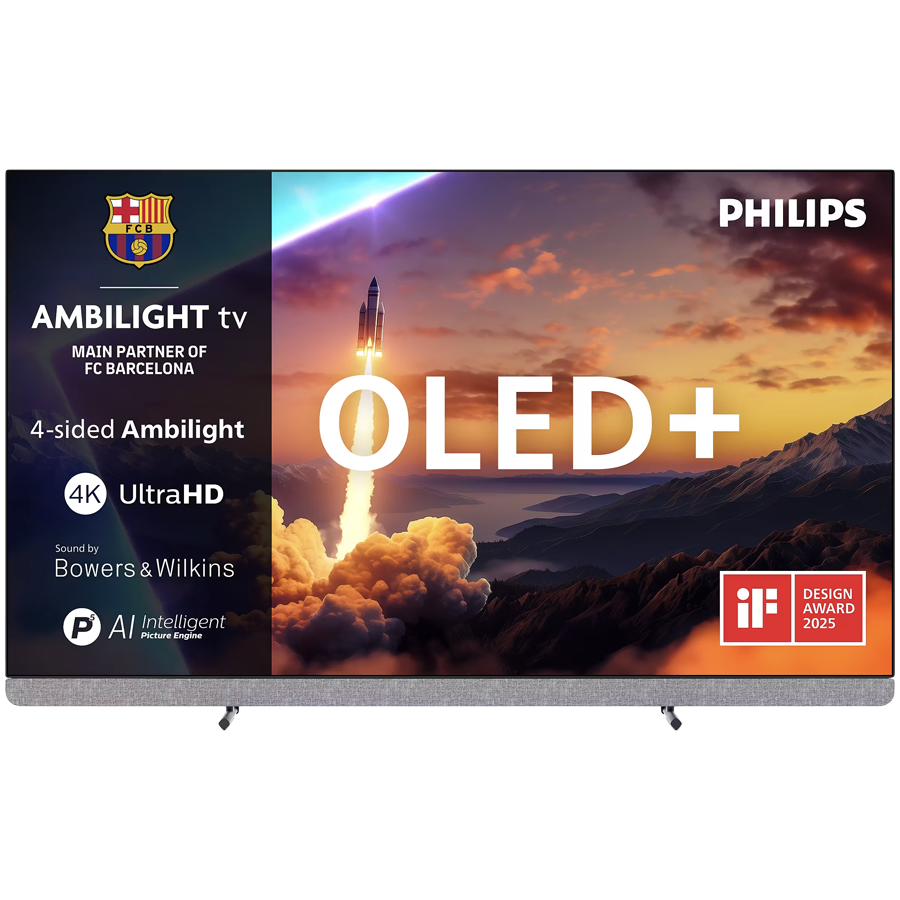 Philips 55OLED910/12 4K OLED+ PLUS, Google TV, 4-SIDE AMBILIGHT, 14...