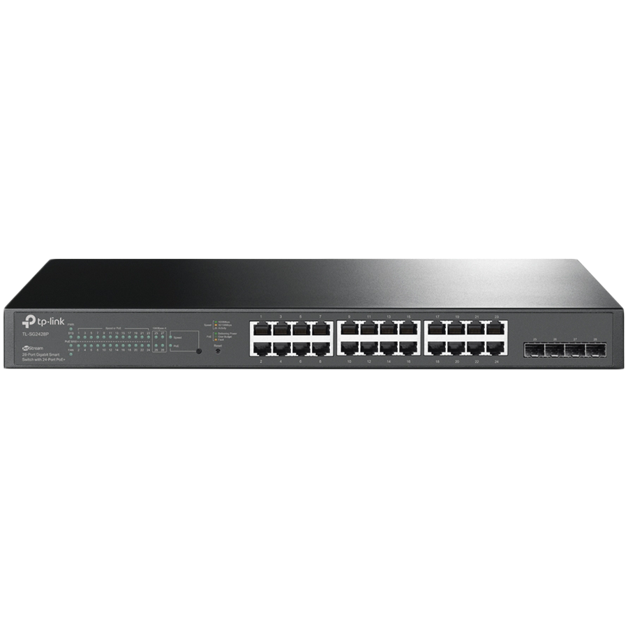 TP-Link SG2428P Omada 28-Port Gigabit Smart Switch with 24-Port PoE...