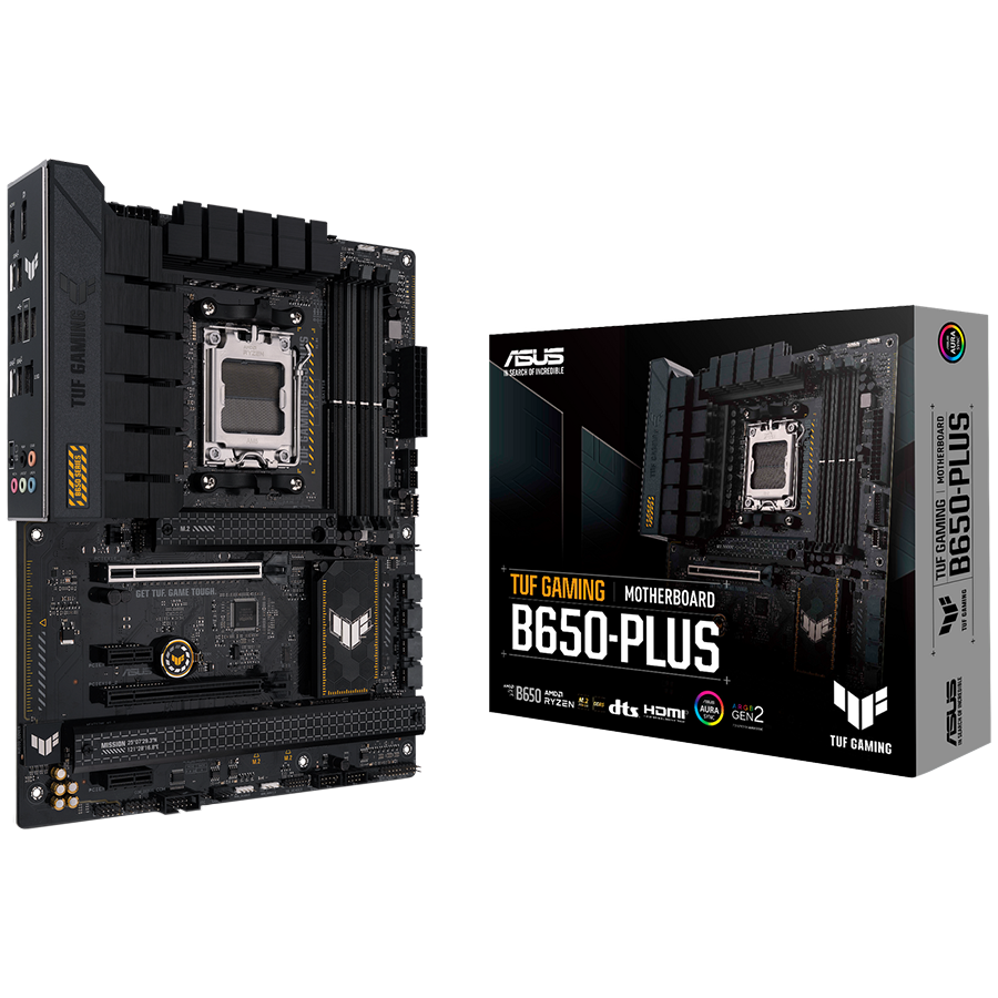 ASUS TUF GAMING B650-PLUS AM5 ATX gaming MB - AMD B650 4xDIMM DDR5 ...