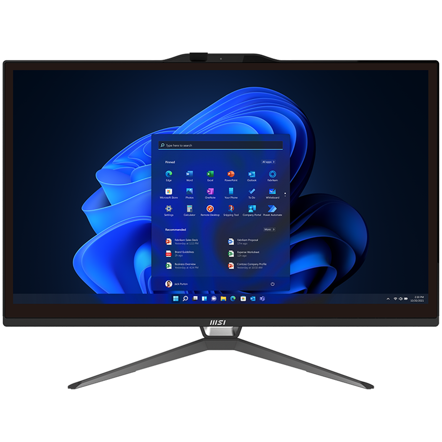 MSI PRO AP222T AIO Desktop FHD Multi Touch 21.5" AntiGlare: Intel P...