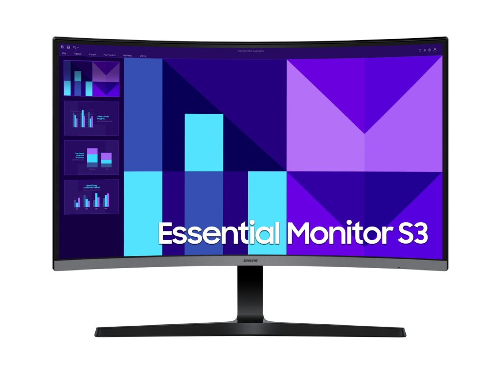 27" FHD Zakrivljeni monitor S31920x1080, 100Hz, 250cdVA, 4ms, 4000:1, 1800R, HDMI, VGA