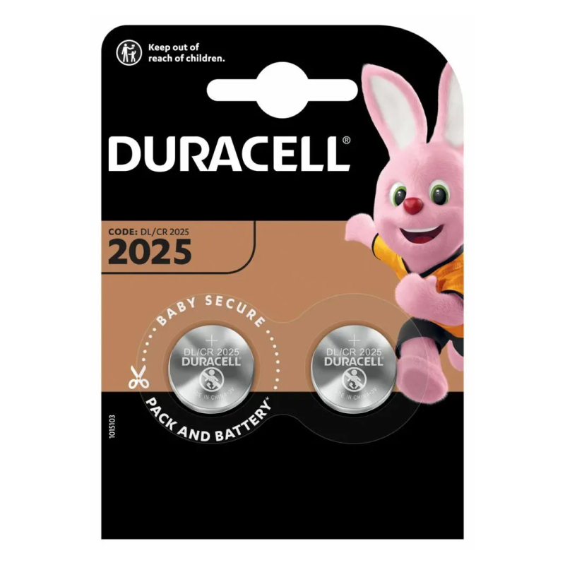 BATERIJA DURACELL 2025 2kom