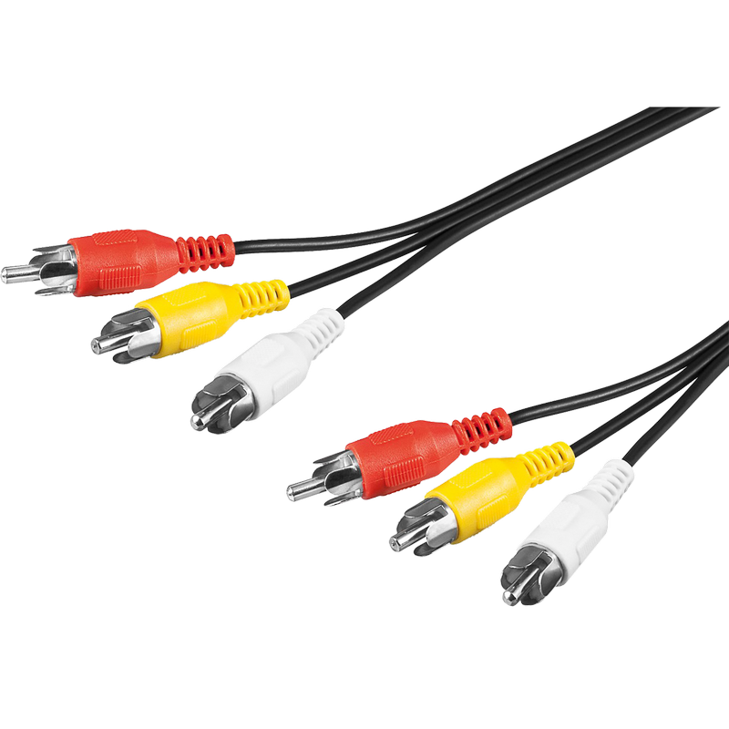 Kabel Zed činč 3xRCA na 3xRCA 1.5 m