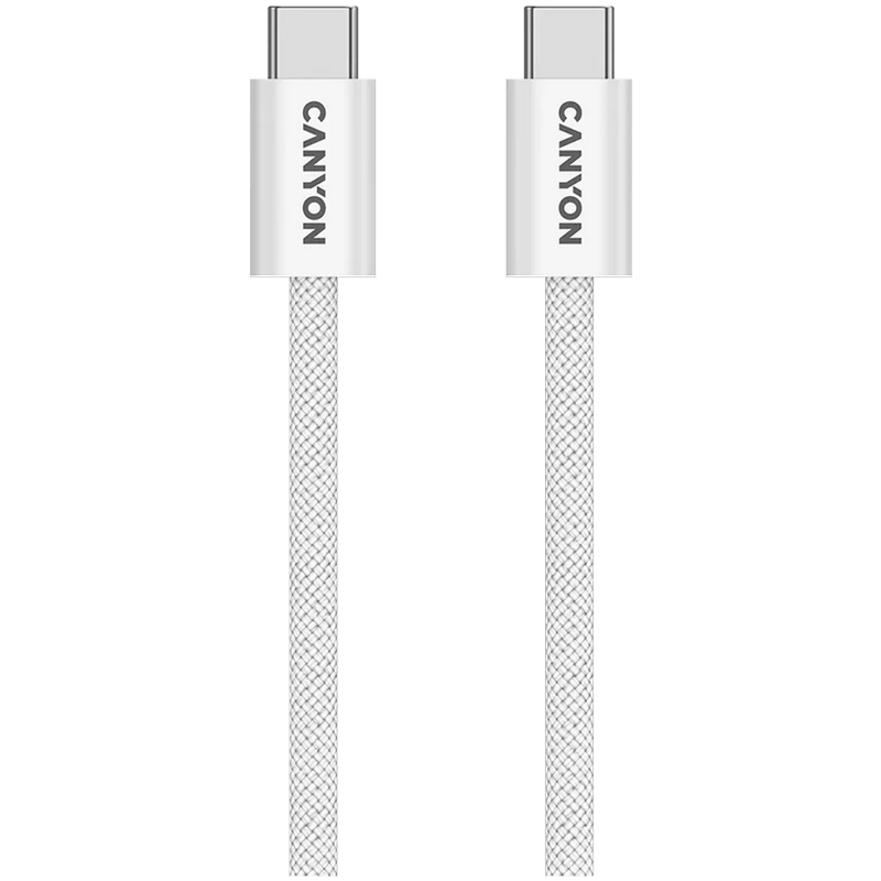 Kabel Canyon OnWire USB-C to USB-C 60W Magnet Braided  1m CCMG60 White