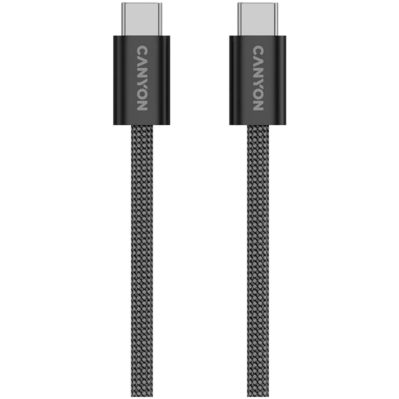 Kabel Canyon OnWire USB-C to USB-C 60W Magnet Braided  1m CCMG60 Black