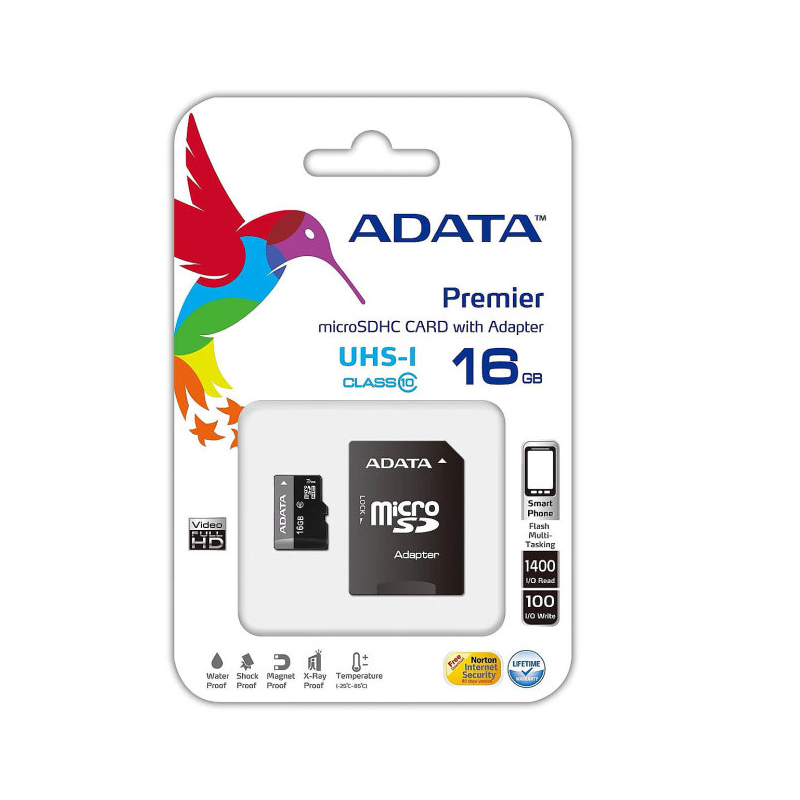 Memorijska kartica ADATA  16 GB speed 80 MB/S class 10