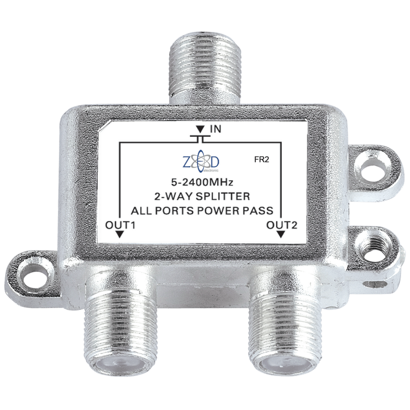  Antenski razdjelnik Zed 1 ulaz - 2 izlaza, 5-2400MHz FR2 