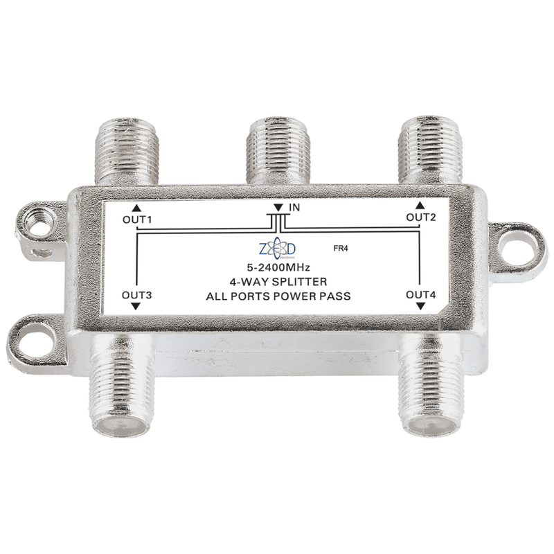 Antenski razdjelnik Zed 1 ulaz - 4 izlaza, 900-2400MHz FR4 
