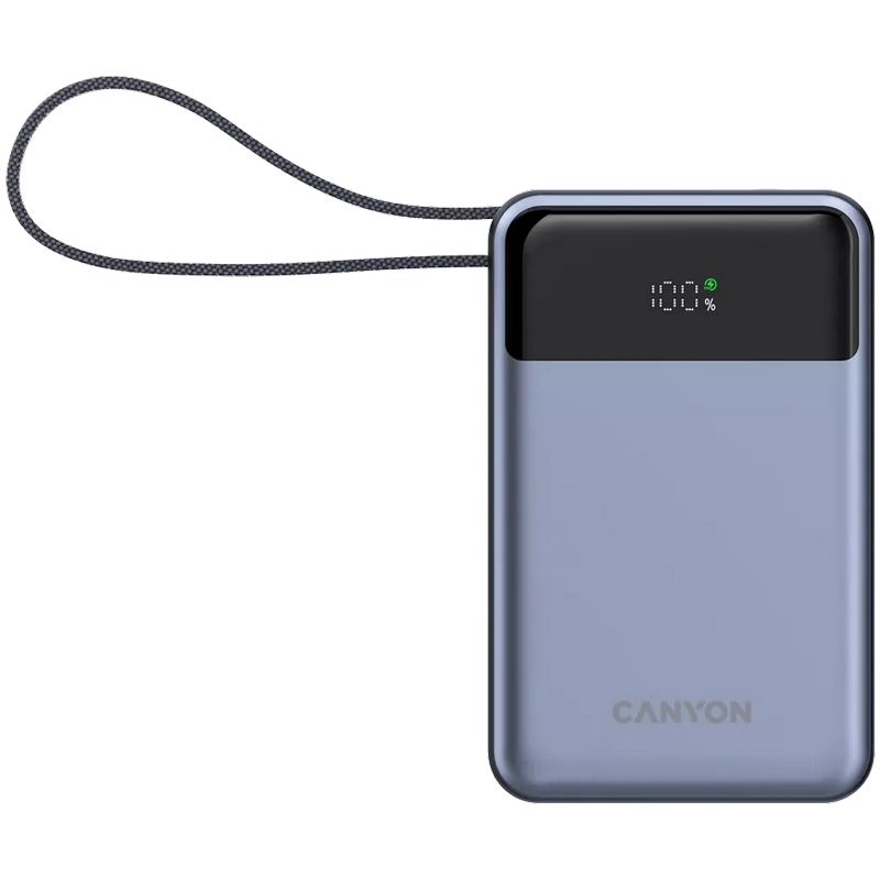 Power Bank Canyon OnPower 600 20000mAh PD65W Dark  Grey