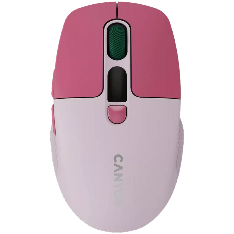 Miš bežični Canyon Silent Dual Mode MW-26 Pink